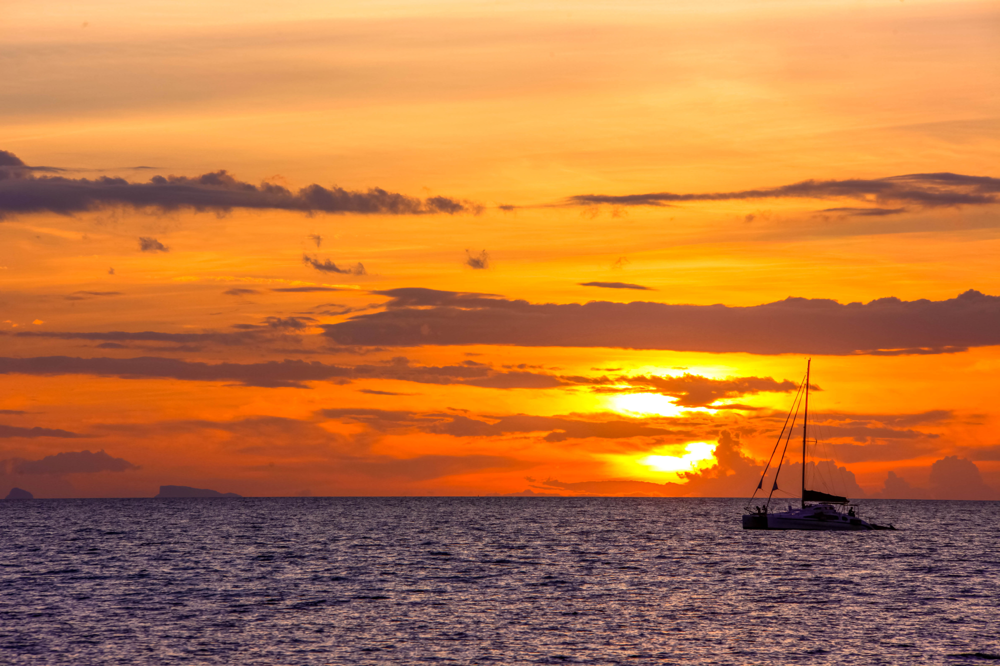 Sunset While on Tour at Koh Samui